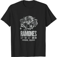 T-shirt unisexe Ramones pour hommes en noir — T-shirts pour hommes