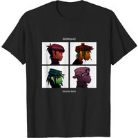 T-shirt unisexe Gorillaz : Demon Days pour hommes en noir — T-shirts pour hommes