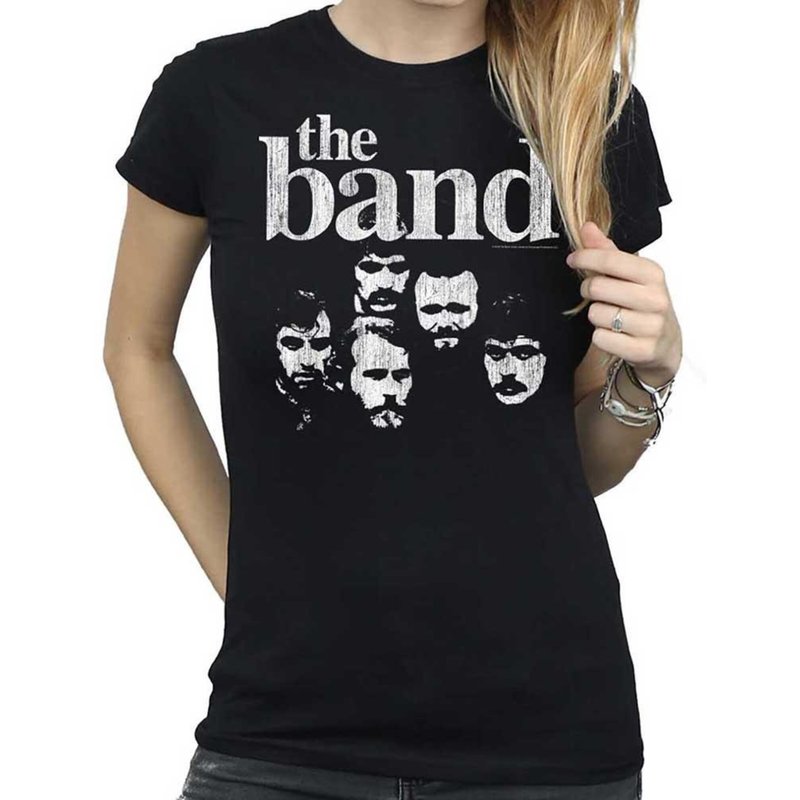 T-shirt pour hommes The Band : Heads en noir — T-shirts pour hommes
