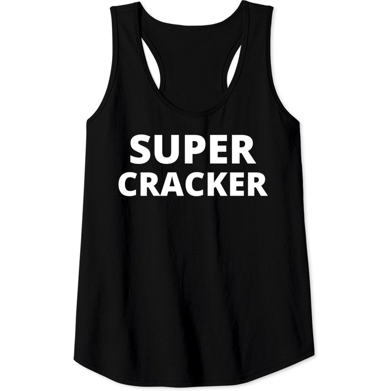 Débardeurs Super Cracker pour hommes en Grey TriBlend — T-shirts pour hommes