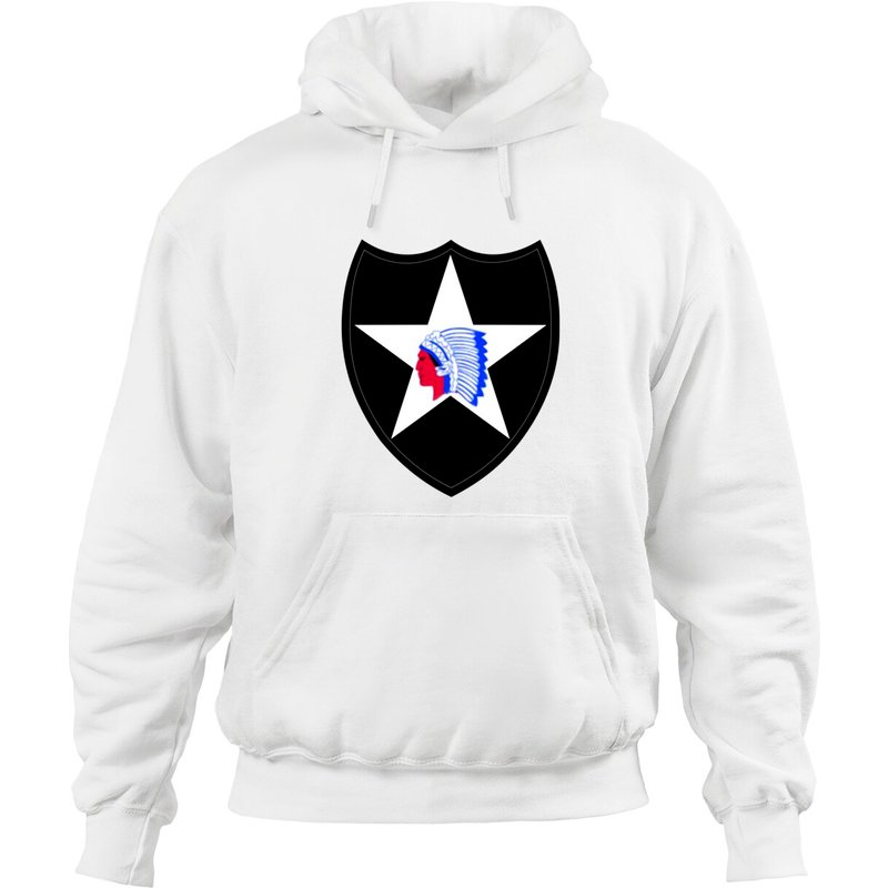 2nd Infantry Division Military Supporters Hoodies — Mens Hoodies