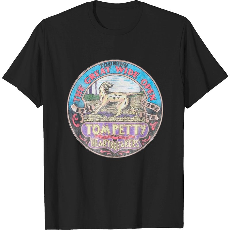 T-shirt pour hommes Tom Petty & The Heartbreakers : The Great Wide Open