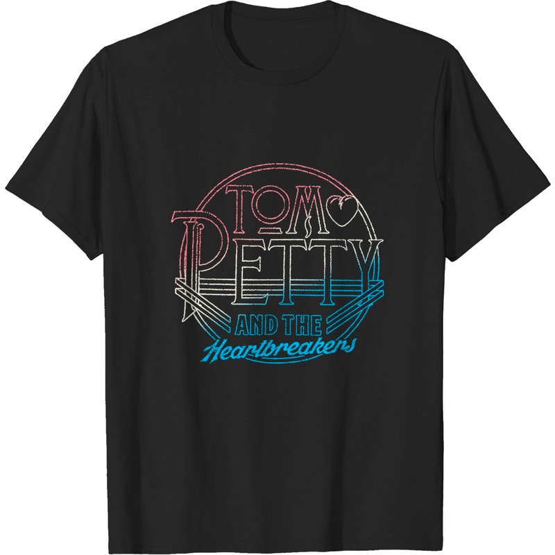 T-shirt unisexe Tom Petty & The Heartbreakers - Logo circulaire — T-shirts pour hommes