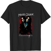 Alice Cooper Unisex Tee: Paranormal Splatter for Men — Mens T Shirts