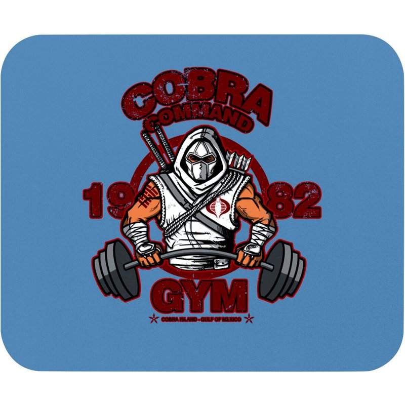 Cobra Command Gym - Gi Joe Mouse Pads — Mouse Pads & Desk Mats