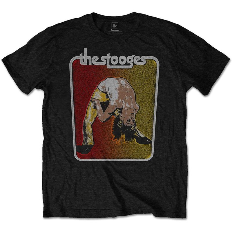 T-shirt unisexe Iggy & The Stooges : Iggy Bent Double pour hommes — T-shirts pour hommes