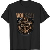 T-shirt unisexe Volbeat : Anchor pour hommes en noir — T-shirts pour hommes