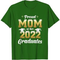T-shirt Fier Maman de Deux Diplômés 2022 pour Hommes — T-shirts pour hommes