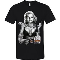 T-shirt pour hommes Marilyn Monroe en noir — T-shirts pour hommes