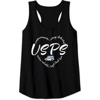 Postal Service Men's Black Tank Tops