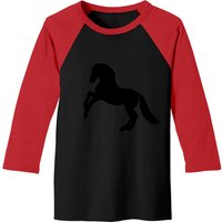 T-Shirts Baseball Horse pour Hommes - Noir/Rouge — T-shirts pour hommes
