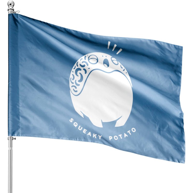 Desert Rain Frog Amphibian Potato House Flags — Decorative Flags