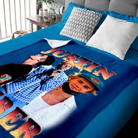 Couverture pour bébé de style vintage Justin Bieber