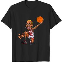 T-shirt pour hommes Dennis Rodman en noir — T-shirts pour hommes