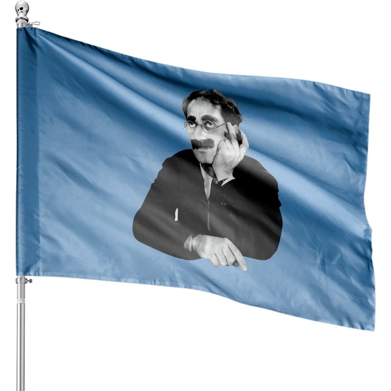 Groucho Marx House Flags - Officially Licensed Double-Sided Flags — Decorative Flags