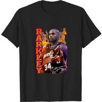 CB34 - T-shirt Noir pour Hommes Charles Barkley