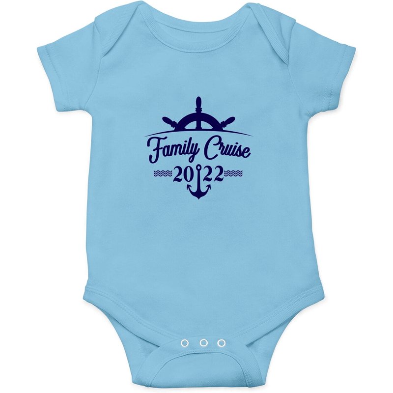 Family Cruise 2022 Matching Vacation Party Gift Onesie — Baby Onesies