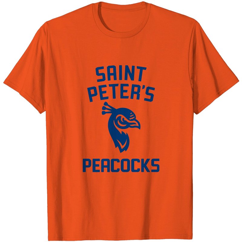 T-shirt classique St Peter's Peacocks pour hommes - Noir