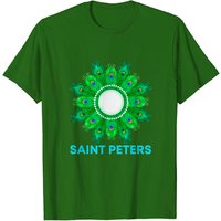 St. Peters Peacocks T-Shirt for Men - Black — Mens T Shirts