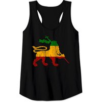 Lion Of Judah Tank Top for Men - Rasta Reggae Jamaica Gift