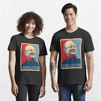 John Clayton Essential T-Shirt for Men in Black