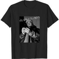 T-shirt classique Nas "The World Is Yours" pour hommes en noir — T-shirts pour hommes