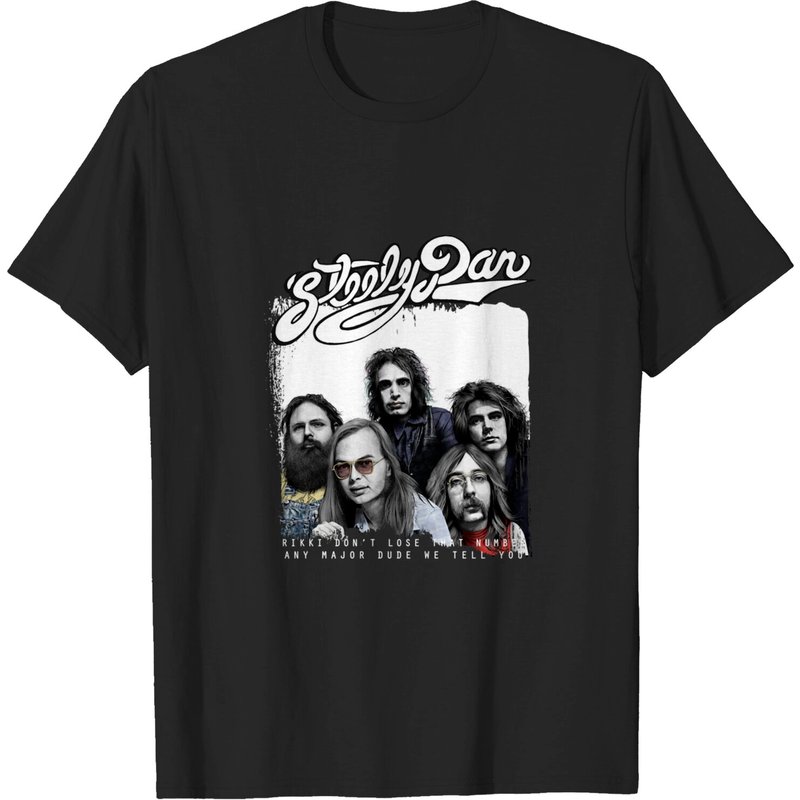 T-shirt pour hommes Steely Dan BW — T-shirts pour hommes