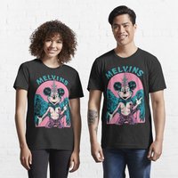 Melvins Essential T-Shirt for Men in Black