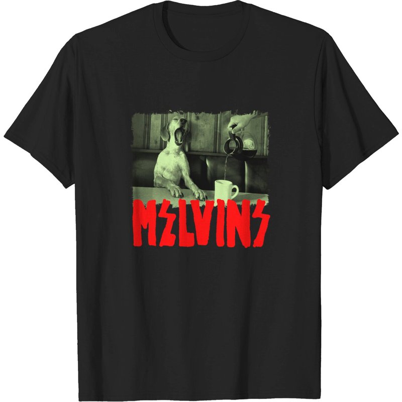 Melvins Classic Grunge T-Shirt for Men in Black