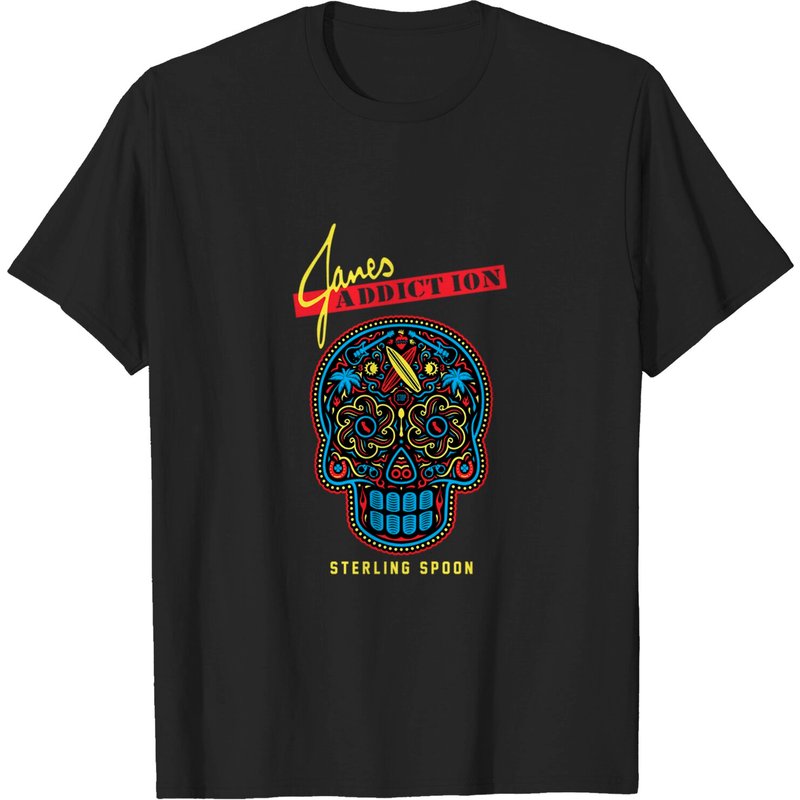 Jane Addiction Classic T-Shirt for Men in Black — Mens T Shirts