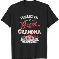 Promoted To Great Grandma Est 2022 Men's T-Shirt