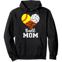 Hoodie Pullover Ball Mom pour Softball, Volleyball et Basketball — Sweats à capuche pour hommes