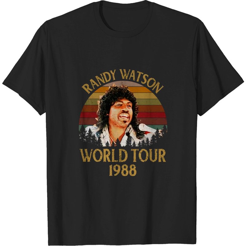 T-shirt vintage Randy Watson World Tour 1988 pour hommes — T-shirts pour hommes