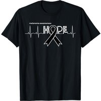 Melanoma Month Ribbon Skin Cancer Awareness T-Shirt for Men