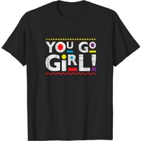 T-shirt Throwback des années 90 You Go Girl! pour hommes