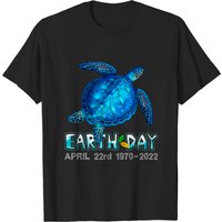 T-shirt pour hommes Turtle Jour de la Terre 1970 Protection de la nature — T-shirts pour hommes