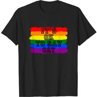 T-shirt classique It's Ok To Say Gay pour hommes — T-shirts pour hommes