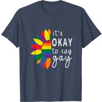 T-shirt classique It's Okay To Say Gay pour hommes — T-shirts pour hommes