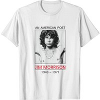 Jim Morrison An American Poet T-Shirt, The Doors Tee for Men