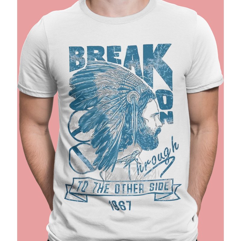 T-shirt The Doors Break On Through, T-shirt graphique Jim Morrison — T-shirts pour hommes