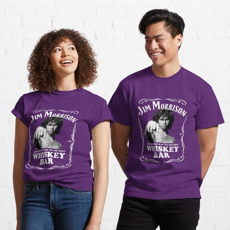 T-Shirt pour hommes Jim Morrison The Doors — T-shirts pour hommes