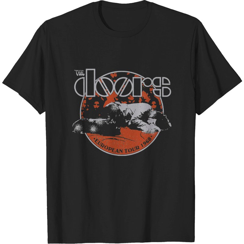 T-shirt de tournée 1968 du groupe The Doors pour hommes — T-shirts pour hommes