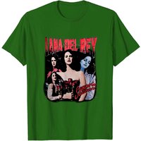 T-shirt Vintage Lana Del Rey pour hommes en noir — T-shirts pour hommes