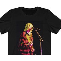T-shirt de musique Kurt Cobain pour hommes - T-shirt noir — T-shirts pour hommes