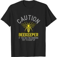 T-shirt pour hommes Apiculteur Avertissement Cadeau pour Amateurs d'Abeilles — T-shirts pour hommes