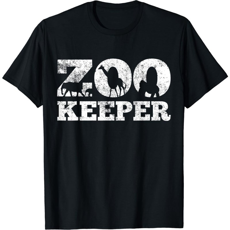 Zookeeper Safari T-Shirt for Men in Black — Mens T Shirts