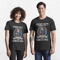 T-shirt Essentiel Vince Gill pour hommes - Noir