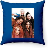 Spice Girls Throw Pillows for Cover Only - Royal Blue