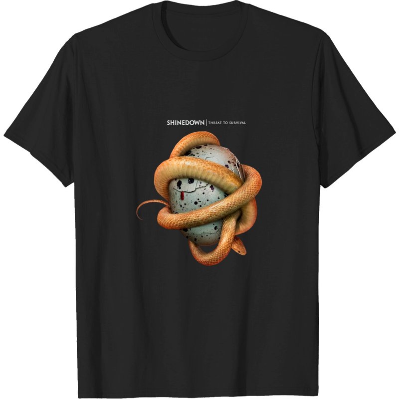T-shirt Classic Threat To Survival pour hommes en noir — T-shirts pour hommes