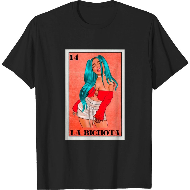 T-shirt Karol G La Bichota pour hommes - Noir